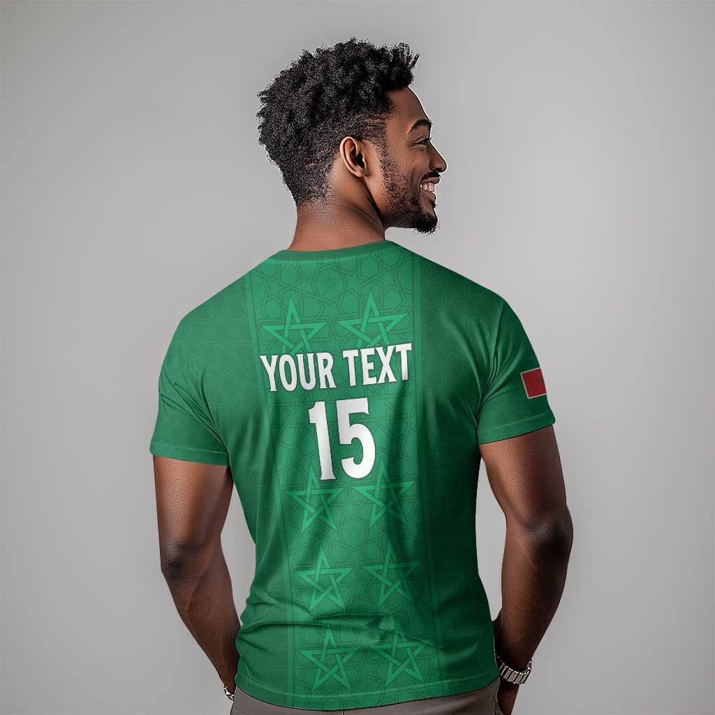 Custom Morocco Football T shirt Dima Maghrib