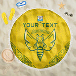 Custom Jamhuri ya Rwanda Football Beach Blanket Go Amavubi Go