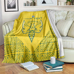 Custom Jamhuri ya Rwanda Football Blanket Go Amavubi Go