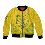 Custom Jamhuri ya Rwanda Football Bomber Jacket Go Amavubi Go