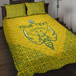 Custom Jamhuri ya Rwanda Football Quilt Bed Set Go Amavubi Go