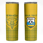 Custom Jamhuri ya Rwanda Football Skinny Tumbler Go Amavubi Go