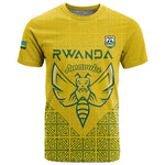 Custom Jamhuri ya Rwanda Football T shirt Go Amavubi Go