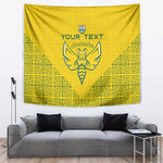 Custom Jamhuri ya Rwanda Football Tapestry Go Amavubi Go