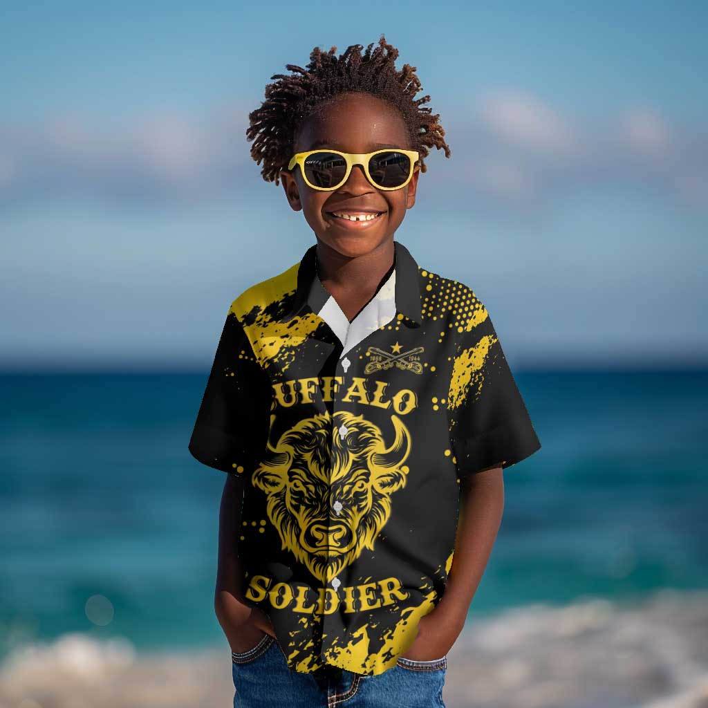 Personalized African-American Heroes Summer Maxi Dress Bison Buffalo Soldiers - Black Grunge Style LT15 main image 1