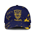 Personalized African-American Heroes Classic Cap Bison Buffalo Soldiers - Blue Grunge Style - African Pride