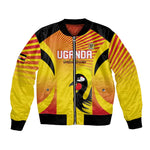 Custom Uganda Cricket Bomber Jacket Go Champions - African Pride
