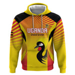 Custom Uganda Cricket Hoodie Go Champions - African Pride