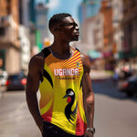 Custom Uganda Cricket Men Tank Top Go Champions - African Pride