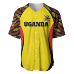 Custom Uganda Cricket Baseball Jersey Come On Cricket Cranes - African Pride
