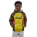 Custom Uganda Cricket Kid Hoodie Come On Cricket Cranes - African Pride
