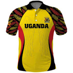 Custom Uganda Cricket Polo Shirt Come On Cricket Cranes - African Pride