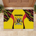 Uganda Cricket Rubber Doormat Come On Cricket Cranes - African Pride