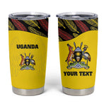 Custom Uganda Cricket Tumbler Cup Come On Cricket Cranes - African Pride