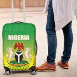 Nigeria Cricket Luggage Cover Go Yellow Greens - African Pride