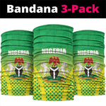 Nigeria Cricket Neck Gaiter Go Yellow Greens LT15