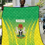 Nigeria Cricket Quilt Go Yellow Greens - African Pride