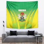 Nigeria Cricket Tapestry Go Yellow Greens - African Pride