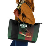 Kenya Cricket Leather Tote Bag Come On Simbas - African Pride