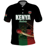 Custom Kenya Cricket Polo Shirt Come On Simbas - African Pride
