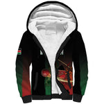 Custom Kenya Cricket Sherpa Hoodie Come On Simbas - African Pride