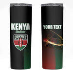 Custom Kenya Cricket Skinny Tumbler Come On Simbas - African Pride