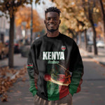 Custom Kenya Cricket Sweatshirt Come On Simbas - African Pride