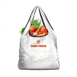 Cabo Verde Football Grocery Bag Go Tubaroes Azuis Go - White - African Pride