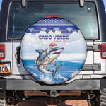 Afro Chirstmas Cabo Verde Football Spare Tire Cover Allez Tubaroes Azuis - African Pride