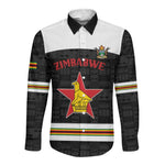 Custom Hockey Zimbabwe Long Sleeve Button Shirt Hatirohwe - We don’t lose - African Pride