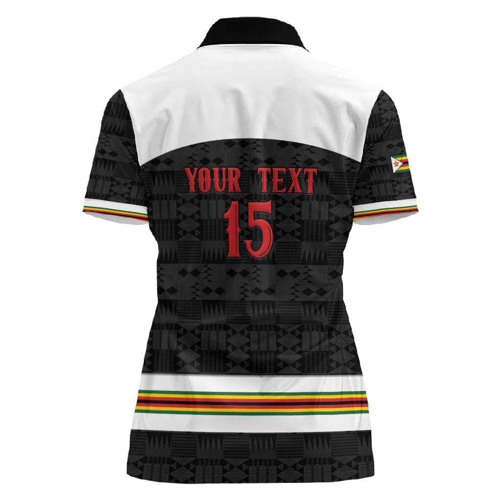 Custom Hockey Zimbabwe Women Polo Shirt Hatirohwe - We don’t lose - African Pride