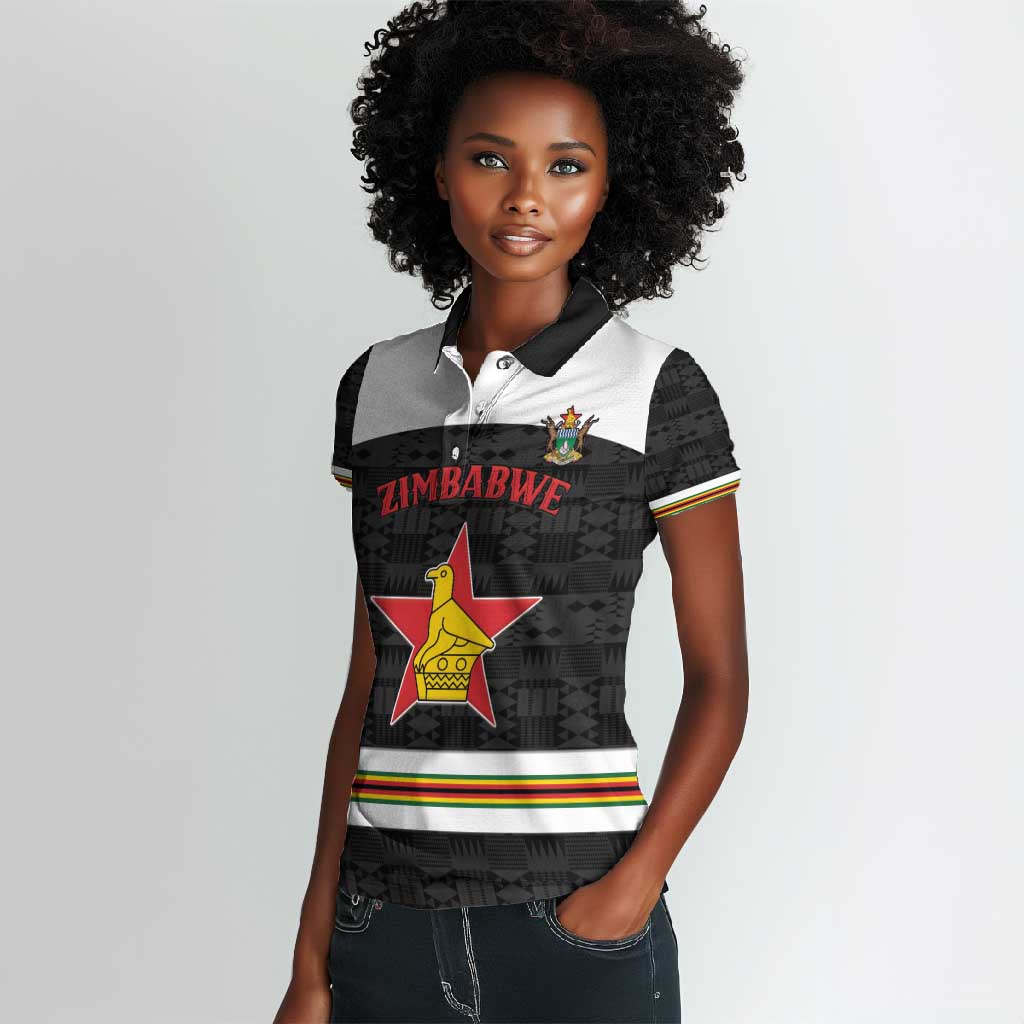 Custom Hockey Zimbabwe Women Polo Shirt Hatirohwe - We don’t lose - African Pride