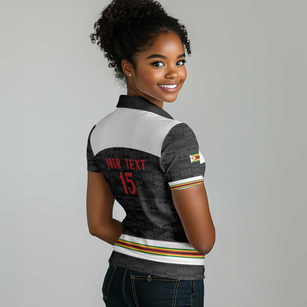 Custom Hockey Zimbabwe Women Polo Shirt Hatirohwe - We don’t lose - African Pride