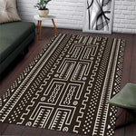 Mali Mud Cloth Bogolanfini Pattern Area Rug - African Pride