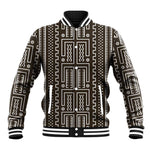 Mali Mud Cloth Bogolanfini Pattern Baseball Jacket - African Pride