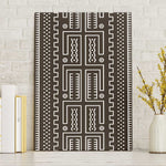 Mali Mud Cloth Bogolanfini Pattern Canvas Wall Art - African Pride