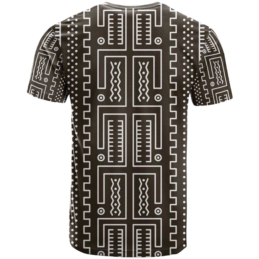 Mali Mud Cloth Bogolanfini Pattern T shirt - African Pride