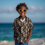 Mali Mud Cloth Legacy Kid Hawaiian Shirt African Tribal Pattern - African Pride