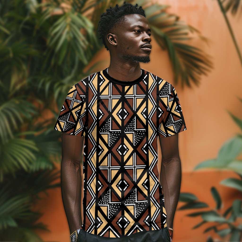 Mali Mud Cloth Legacy T shirt African Tribal Pattern - African Pride