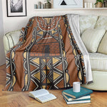 Mali Mud Cloth Village Legacy Blanket African Tribal Pattern - African Pride