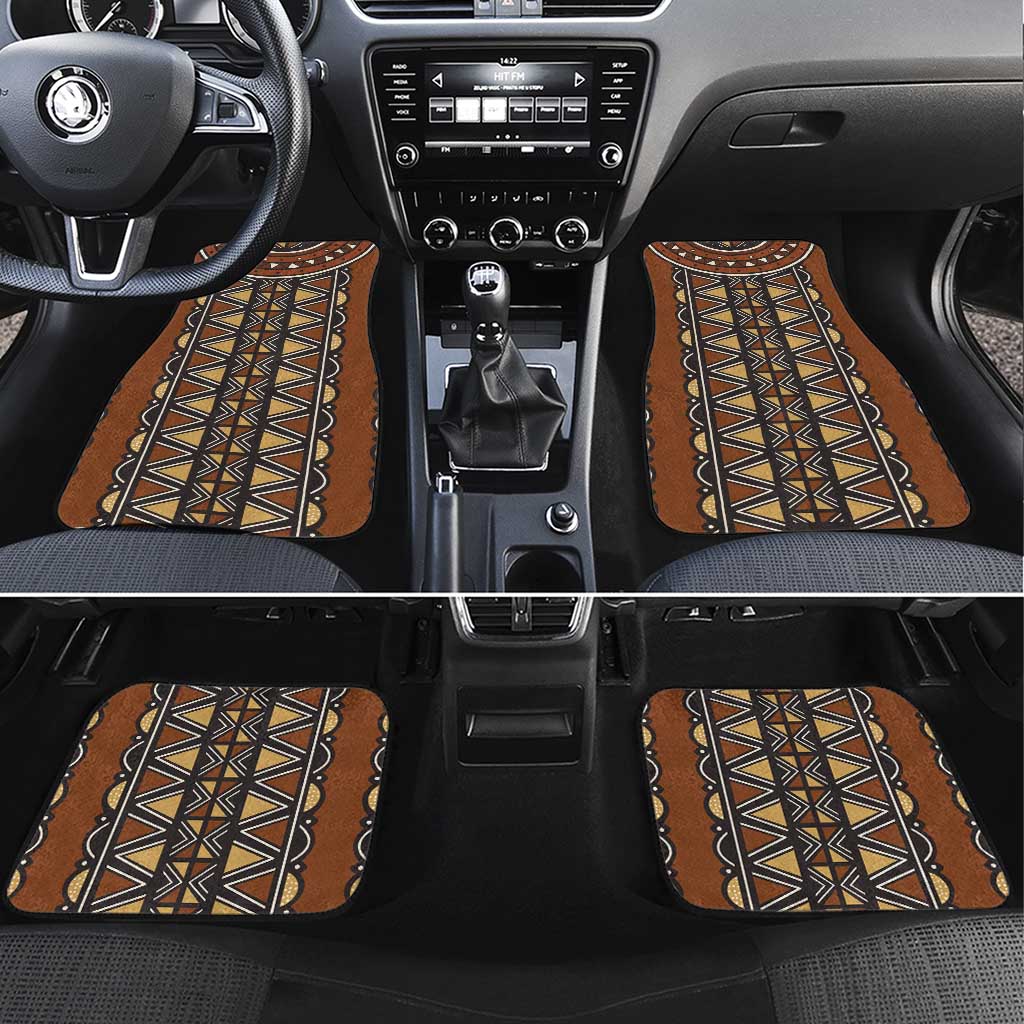 Mali Mud Cloth Village Legacy Car Mats African Tribal Pattern - African Pride