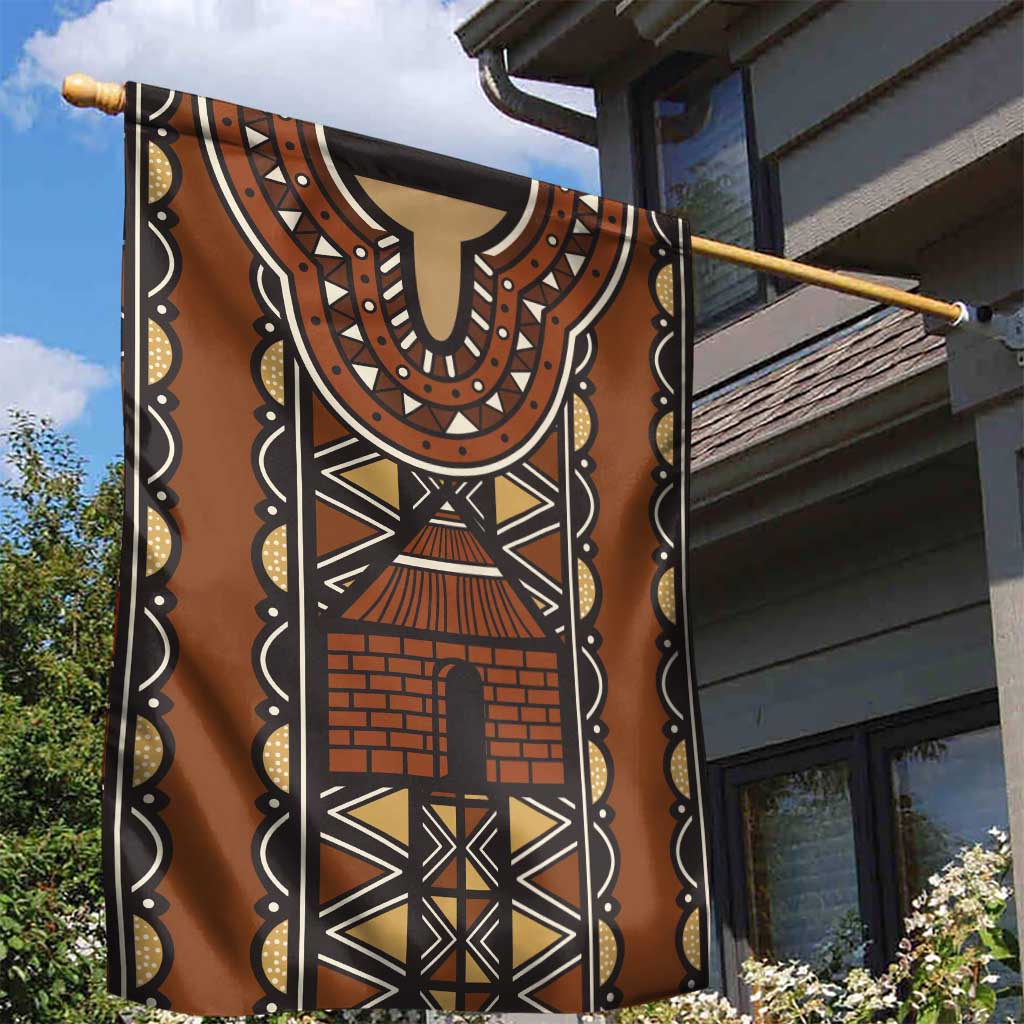 Mali Mud Cloth Village Legacy Garden Flag African Tribal Pattern - African Pride