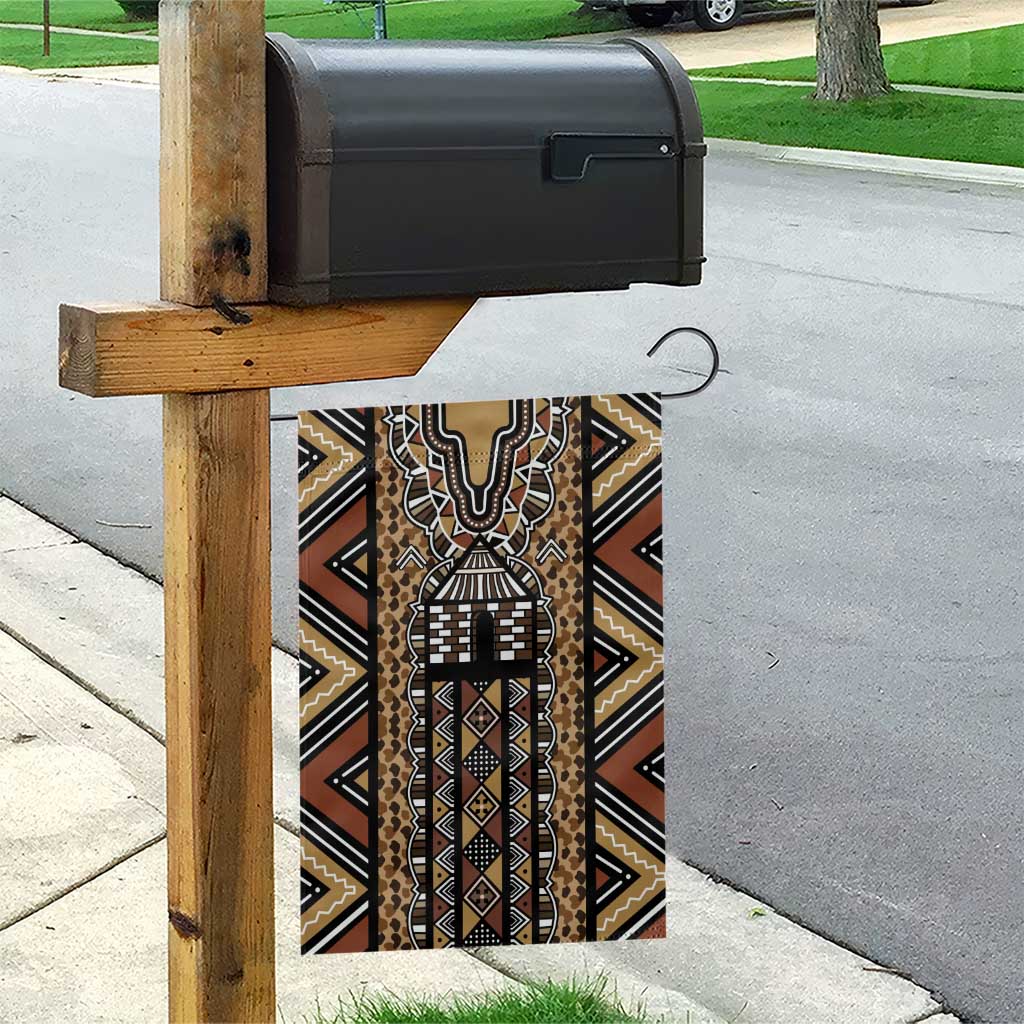 Mali Mud Cloth Leopards Legacy Garden Flag African Tribal Pattern - African Pride