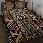 Mali Mud Cloth Leopards Legacy Quilt Bed Set African Tribal Pattern - African Pride