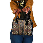 Mali Mud Cloth Leopards Legacy Shoulder Handbag African Tribal Pattern - African Pride
