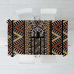 Mali Mud Cloth Leopards Legacy Tablecloth African Tribal Pattern - African Pride