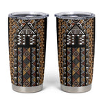 Mali Mud Cloth Leopards Legacy Tumbler Cup African Tribal Pattern - African Pride