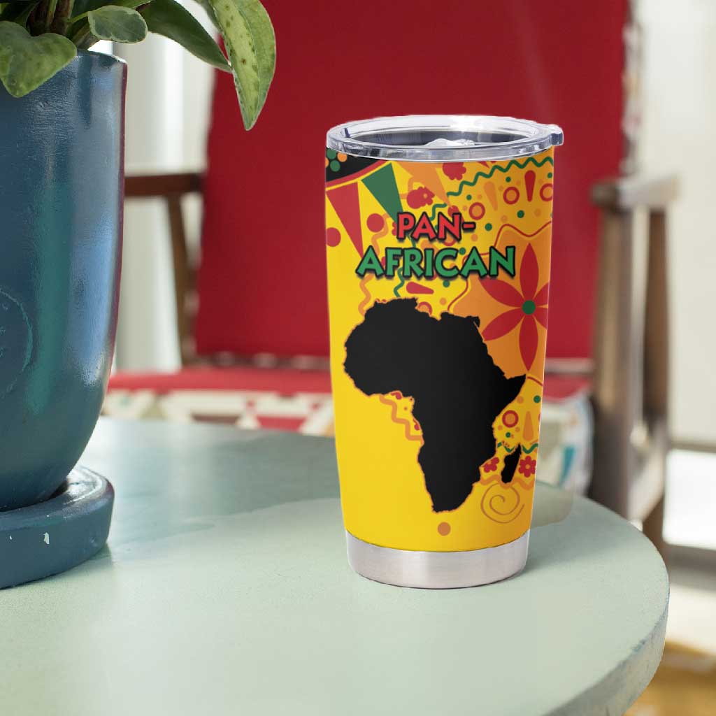 Afro-Americans Kwanzaa Tumbler Cup African Pattern