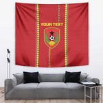 Custom Guinea Bissau Football Tapestry Go Djurtus - African Pattern