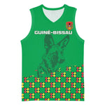Custom Guinea Bissau Football Basketball Jersey African Wild Dog - Go Djurtus - African Pride